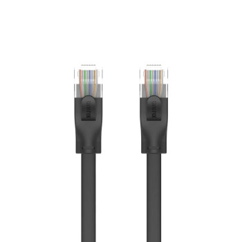 UNITEK CAT6 PATCH KABLO 5MT FLAT 1GBPS, SİYAH (C1812GBK)